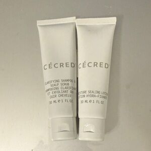 CéCRED Clarifying Shampoo & Moisture Sealing Lotion Set - White